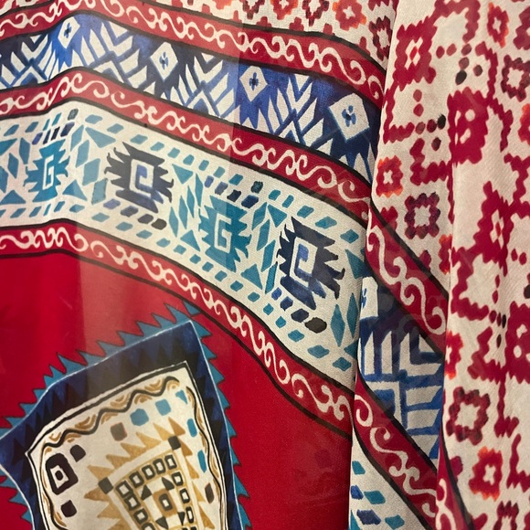 Tribal Native Bohemian Shrug Kimono Wrap - Picture 8 of 10